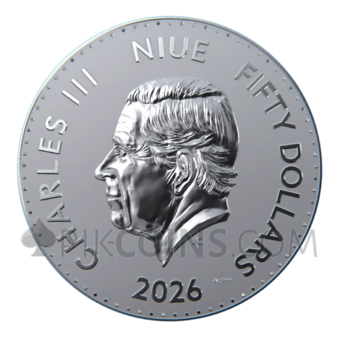 The Year of Horse 50$ 1kg Niue 2025 - Image 2