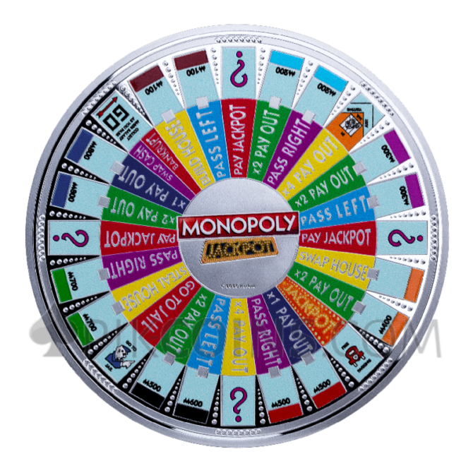 Monopoly Jackpot 5$ 2oz Barbados