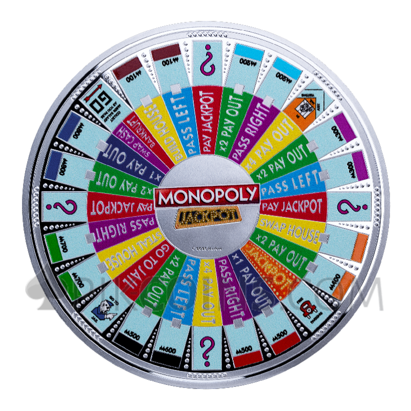 Monopoly Jackpot 5$ 2oz Barbados