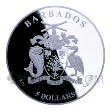 Monopoly Jackpot 5$ 2oz Barbados