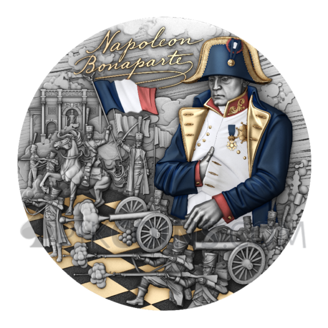 Napoleon Bonaparte - Visionaries in History 5$ 2oz Niue 2025