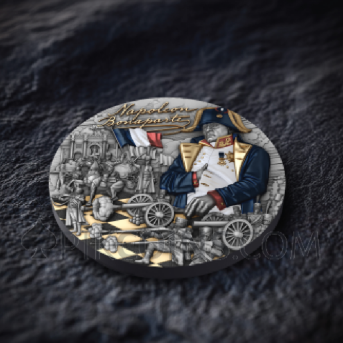 Napoleon Bonaparte - Visionaries in History 5$ 2oz Niue 2025 - Image 8