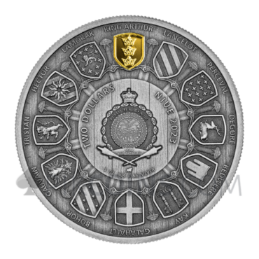 Arthur Pendragon - Camelot 2$ 1oz Niue 2023