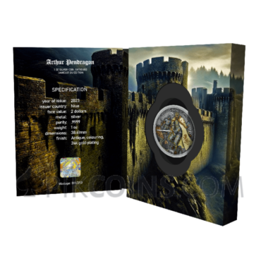 Arthur Pendragon - Camelot 2$ 1oz Niue 2023