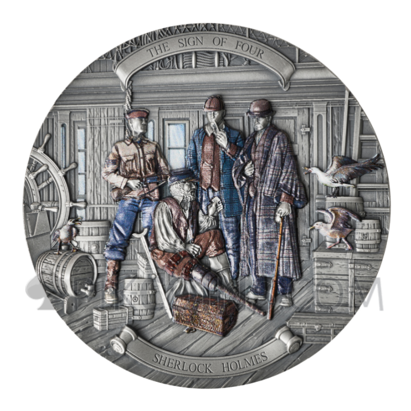 The Sign of Four - Sherlock Holmes 15$ 200g Niue 2025 - Image 4