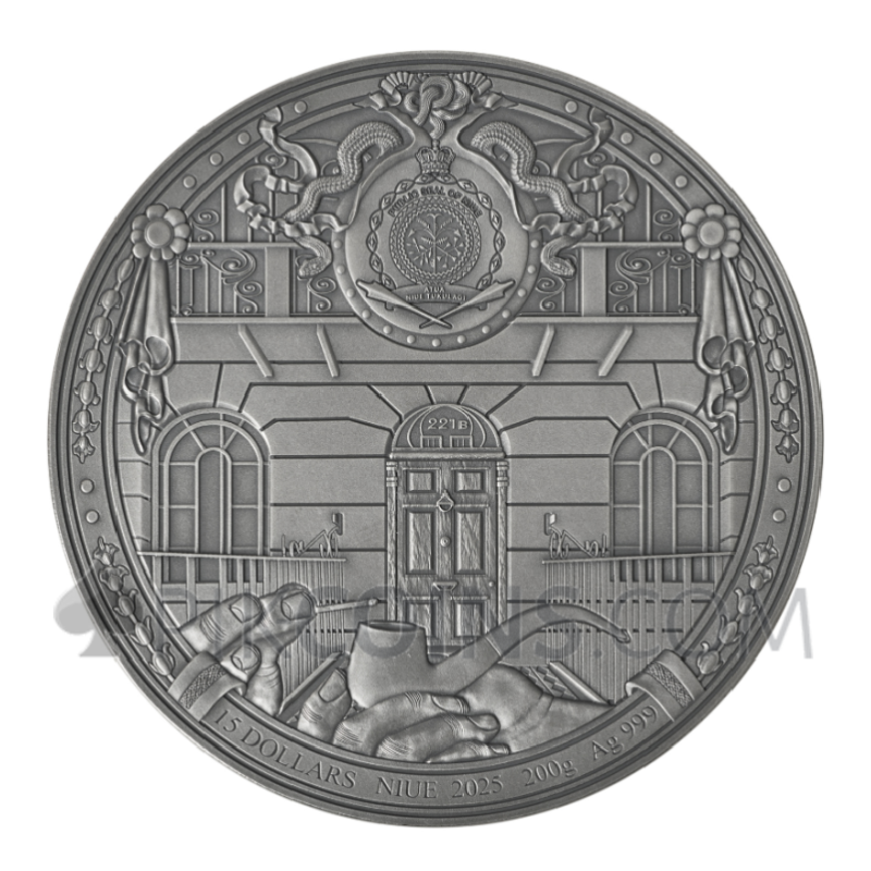 The Sign of Four - Sherlock Holmes 15$ 200g Niue 2025 - Image 2