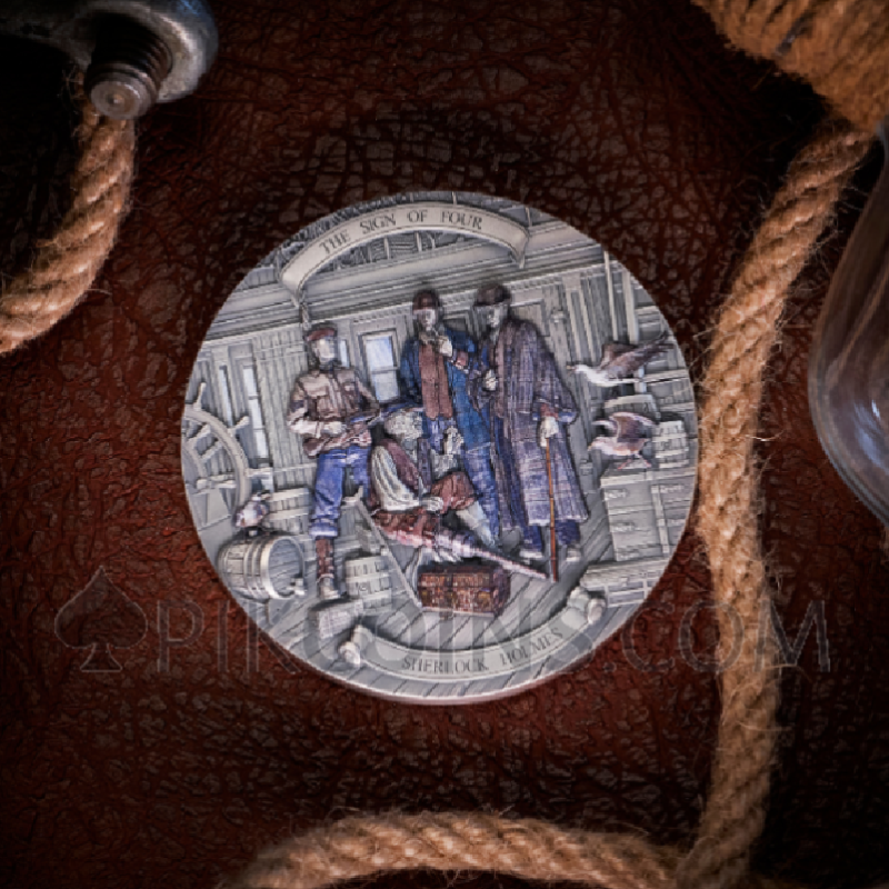 The Sign of Four - Sherlock Holmes 15$ 200g Niue 2025 - Image 6