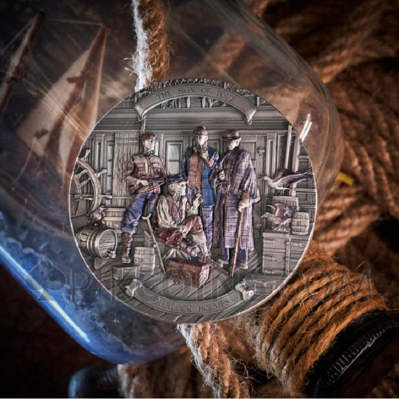 The Sign of Four - Sherlock Holmes 15$ 200g Niue 2025