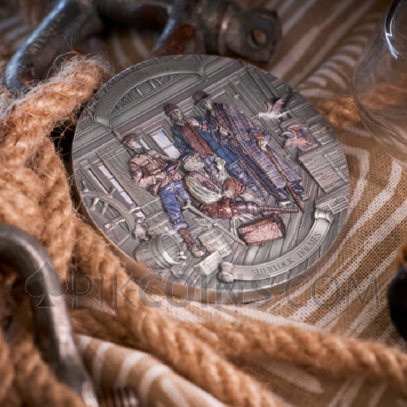 The Sign of Four - Sherlock Holmes 15$ 200g Niue 2025 - Image 10