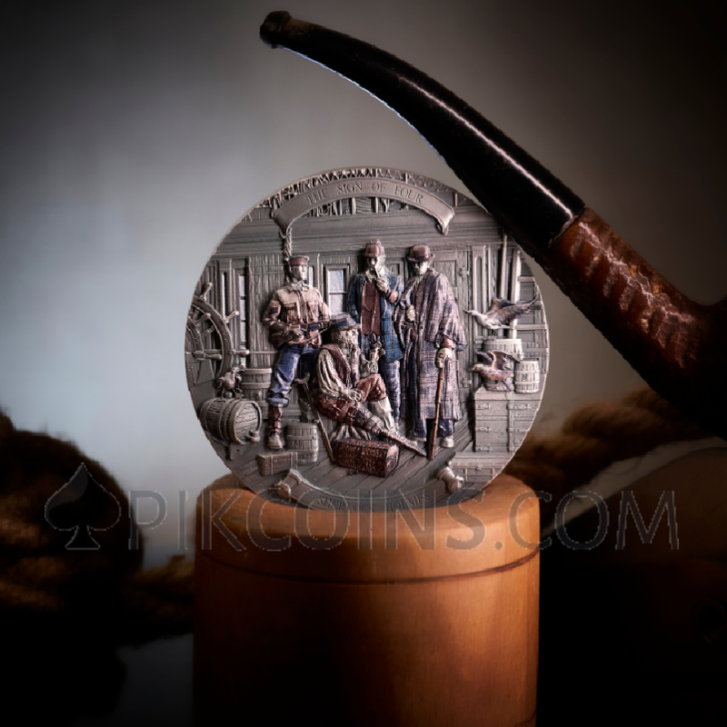 The Sign of Four - Sherlock Holmes 15$ 200g Niue 2025 - Image 11