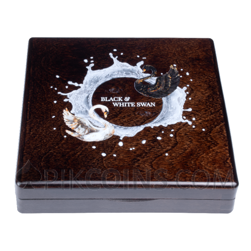 Black & White Swan 10$ 500g 2026 Samoa - Image 3