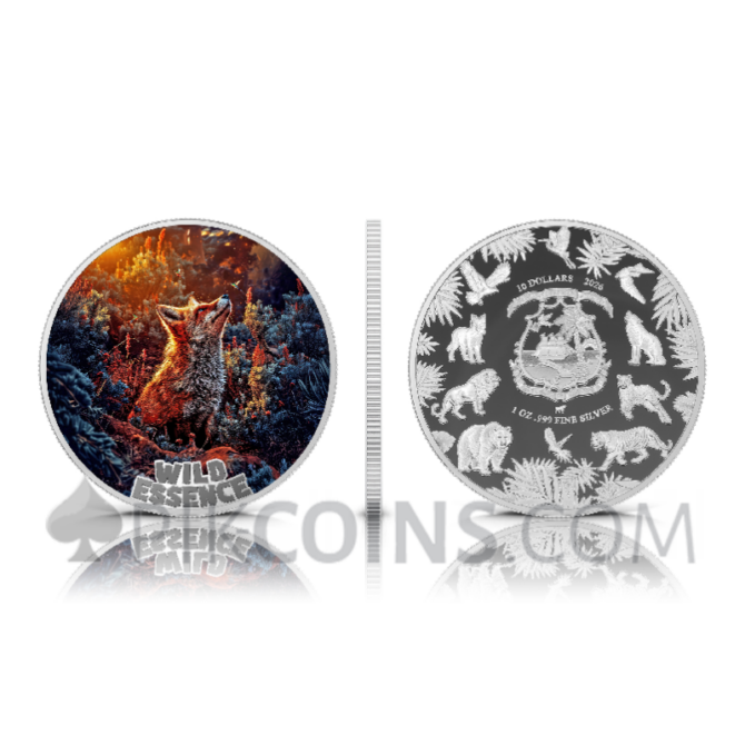 The Mammal - Wild Essence 5 Coin Set 5 x 10$ 5 x 1oz Liberia 2026 - Image 11