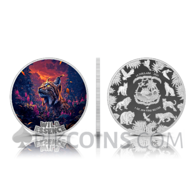 The Mammal - Wild Essence 5 Coin Set 5 x 10$ 5 x 1oz Liberia 2026 - Image 13