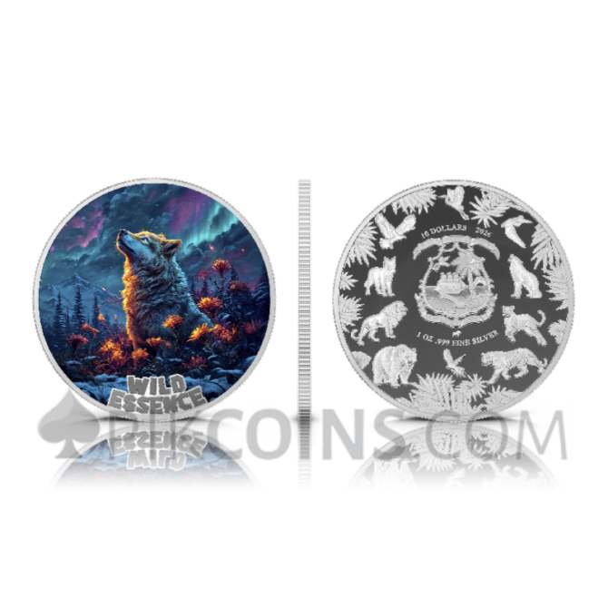 The Mammal - Wild Essence 5 Coin Set 5 x 10$ 5 x 1oz Liberia 2026 - Image 15