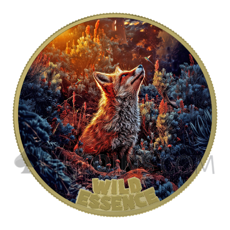 The Mammal - Wild Essence Gilded Version 5 Coin Set 5 x 10$ 5 x 1oz Liberia 2026 - Image 4