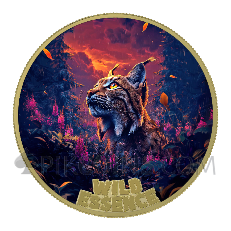 The Mammal - Wild Essence Gilded Version 5 Coin Set 5 x 10$ 5 x 1oz Liberia 2026 - Image 6