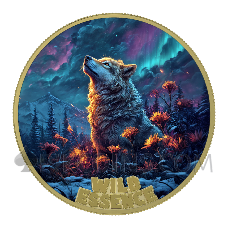 The Mammal - Wild Essence Gilded Version 5 Coin Set 5 x 10$ 5 x 1oz Liberia 2026 - Image 8