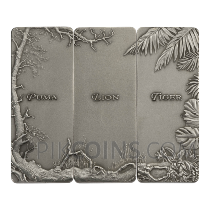Golden Shadows - Wildcats 3 Coins Set 3x1oz - Image 2