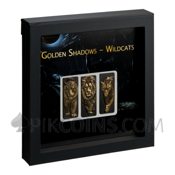 Golden Shadows - Wildcats 3 Coins Set 3x1oz - Image 3