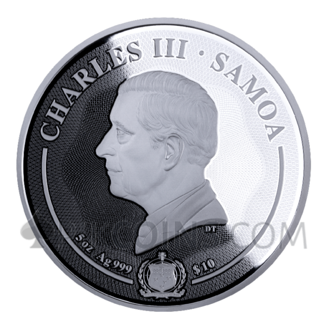 Wolf - Majestic Wildlife 10$ 5oz 2026 Samoa - Image 2