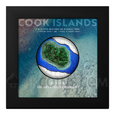 60 Years of Self - Govornment 10$ 2oz Cook Islands 2025