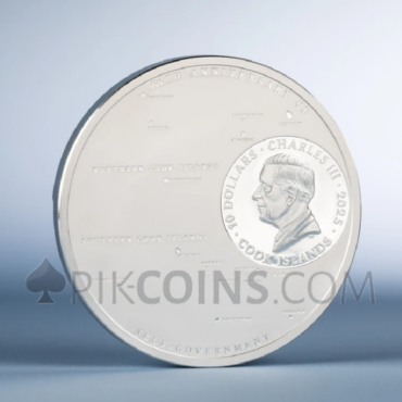 60 Years of Self - Govornment 10$ 2oz Cook Islands 2025