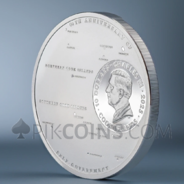 60 Years of Self - Govornment 10$ 2oz Cook Islands 2025