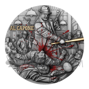 Al Capone - Empires of Crime 2000 Francs CFA 2oz Cameroon 2025