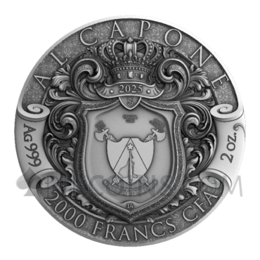 Al Capone - Empires of Crime 2000 Francs CFA 2oz Cameroon 2025