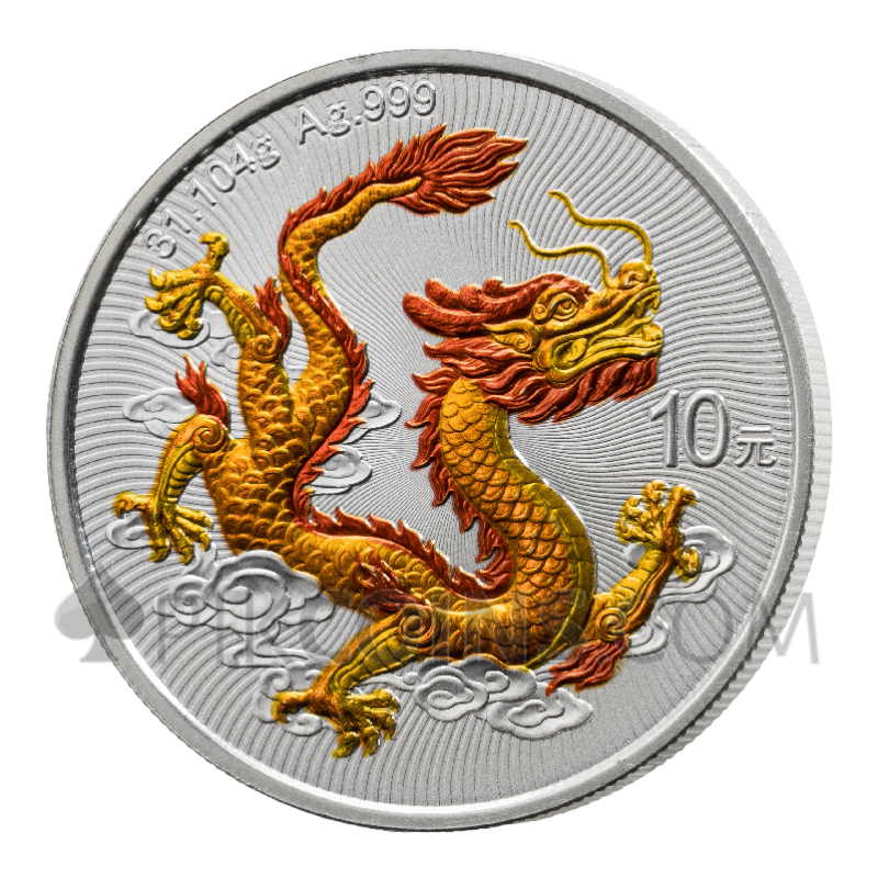 Chinese Dragon - Premium Edition 10 Yuan 3oz China 2025 - Image 4