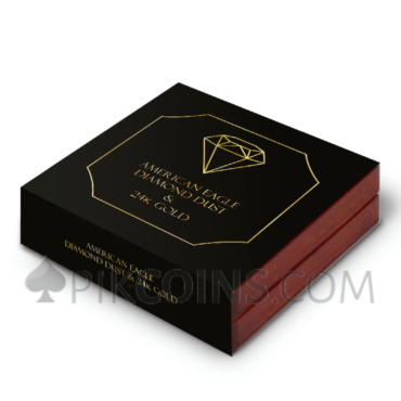 American Eagle – Diamond Dust & 24k Gold 1 USD 1oz USA 2025