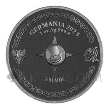 Loki & Heimdall Geminus - Ragnarök 2 Coins Set 2 x 1oz 2 x 5 Mark 2025