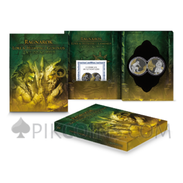 Loki & Heimdall Geminus - Ragnarök 2 Coins Set 2 x 1oz 2 x 5 Mark 2025