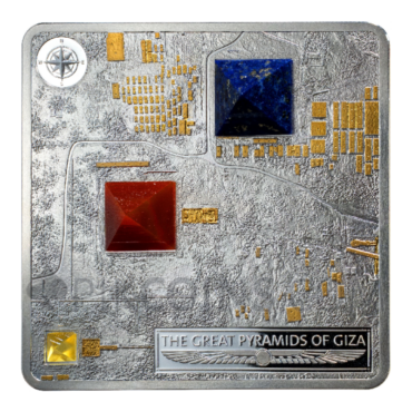 The Great Pyramids of Giza 5$ 3oz Fiji 2025