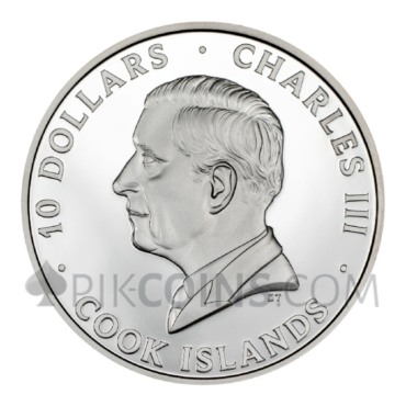 Repubblica Italiana 10$ 2oz Cook Islands 2025
