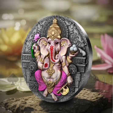 Ganesha - Hindu Pantheon 5$ 2oz Niue 2025