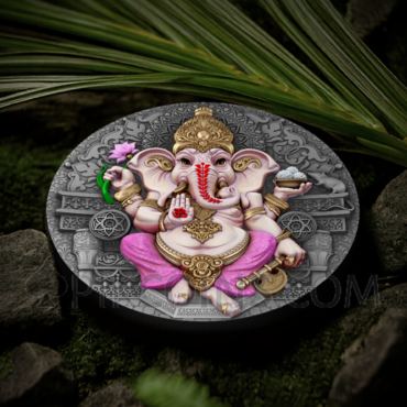 Ganesha - Hindu Pantheon 5$ 2oz Niue 2025