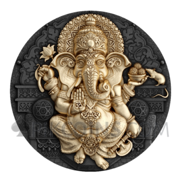 Ganesha - Hindu Pantheon 10$ 5oz Niue 2025