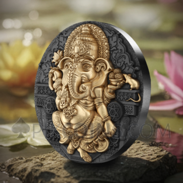 Ganesha - Hindu Pantheon 10$ 5oz Niue 2025