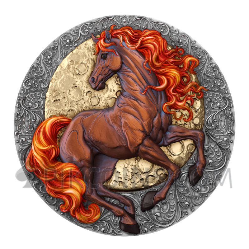 Fire Horse - Lunar Years 5$ 2oz Niue 2026 - Image 8