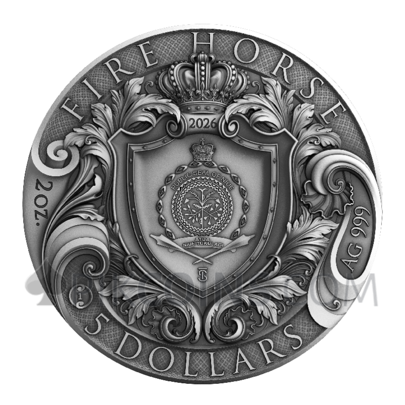 Fire Horse - Lunar Years 5$ 2oz Niue 2026 - Image 9
