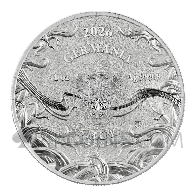 Skuld - Norns 5 Mark 1oz Germania 2026 - Image 2