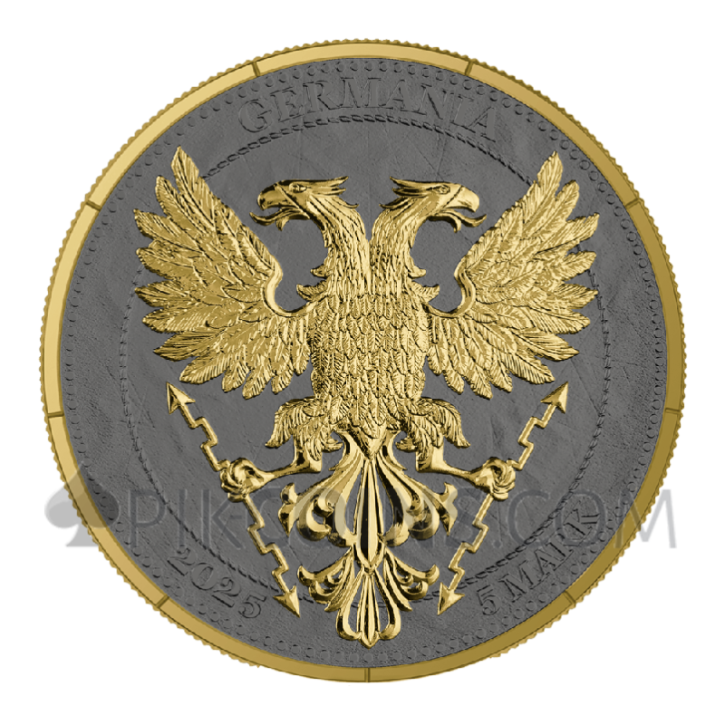 Yggdrasil Goldenleaf - Mythical Forest 5 Mark 1oz Germania 2025 - Image 2