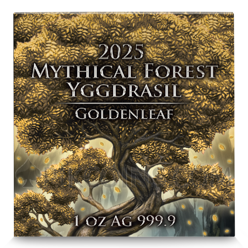 Yggdrasil Goldenleaf - Mythical Forest 5 Mark 1oz Germania 2025 - Image 3