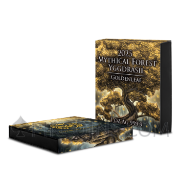 Yggdrasil Goldenleaf - Mythical Forest 5 Mark 1oz Germania 2025