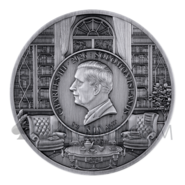 Agatha Christie - Puzzle Coin 10$ 5oz Solomon Islands 2026