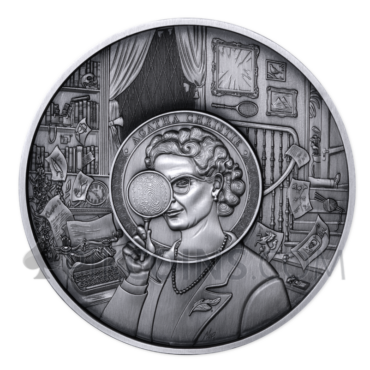 Agatha Christie - Puzzle Coin 10$ 5oz Solomon Islands 2026