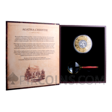 Agatha Christie - Puzzle Coin 10$ 5oz Solomon Islands 2026