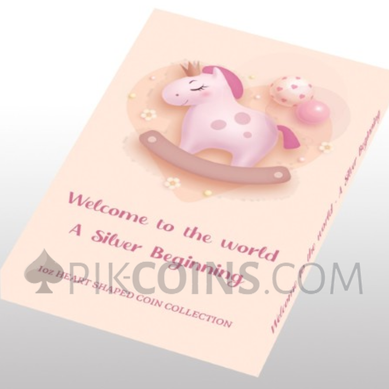 Baby Girl - New Born Heart 1000 Francs CFA 1oz Cameroon 2026 - Image 3