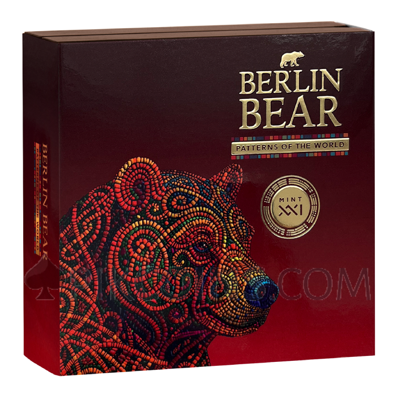 Berlin Bear - Patterns of the World 2000 Francs CFA 2oz Cameroon 2026 - Image 3